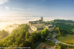 Kloster Banz bei Sonnenaufgang